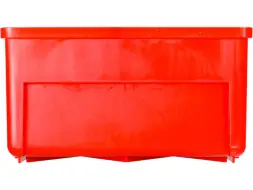 Контейнер полочный пластиковый, 300x185x100 мм, 5.55 л, красный [6002]