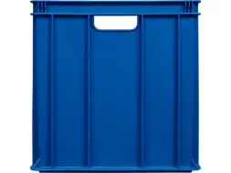 Ящик пластиковый сплошной, 600x400x410 мм, 84 л, синий [203-2]