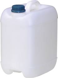 Канистра пластиковая штабелируемая со шкалой уровня, 5 л, белый [5184]