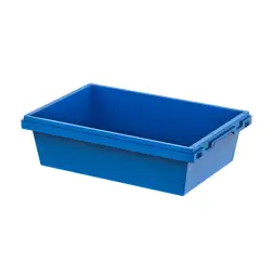 Контейнер пластиковый вкладываемый INSTORE, 600х400х165 мм, синий [KV 6416]